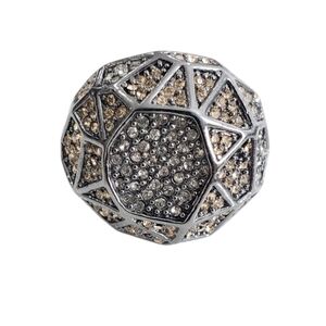 Chloe + Isabel Silver and Gold Geometric Ring